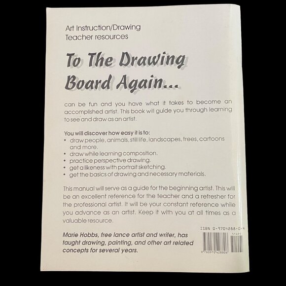 To the Drawing Board Again Paperback Marie Hobbs Art Instruction Homeschool - Picture 2 of 10
